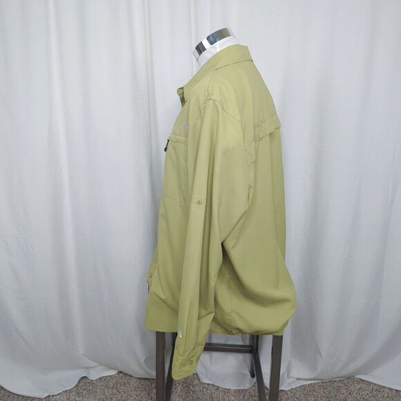 Cabelas Button Down Shirt X Large Green XPG Outdoor Insect Defense - Picture 4 of 9